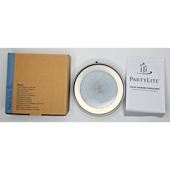 PartyLite Color Changing Candle Base Retired NIB P91323/P19A - Picture 1 of 4
